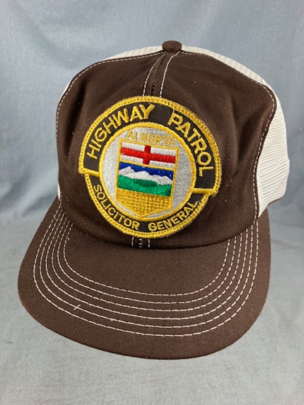 Highway Patrol Alberta Solicitor General Baseball Cap Trucker Hat Mesh Snapback